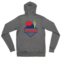 Tucson Hockey - Unisex Zip Hoodie - Back - Color Logo