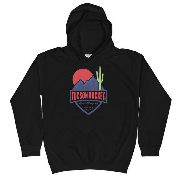 Tucson Hockey - Kids Hoodie - Front Logo - Color