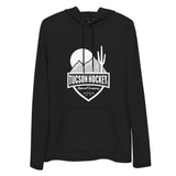 Tucson Hockey - Unisex Lightweight Hoodie - Front - White Logo