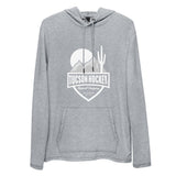 Tucson Hockey - Unisex Lightweight Hoodie - Front - White Logo