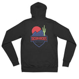 Tucson Hockey - Unisex Zip Hoodie - Back - Color Logo
