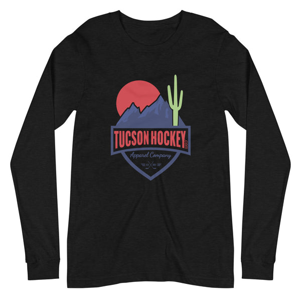 Tucson Hockey - Unisex Long Sleeve Tee - Front - Color Logo