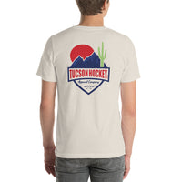 Tucson Hockey - Short-Sleeve Men's T-Shirt - Front & Back - Color Logo