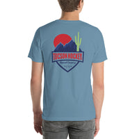 Tucson Hockey - Short-Sleeve Men's T-Shirt - Back - Color Logo