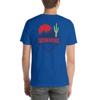 Tucson Hockey - Short-Sleeve Men's T-Shirt - Front & Back - Color Logo