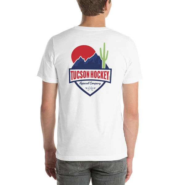 Tucson Hockey - Short-Sleeve Men's T-Shirt - Back - Color Logo
