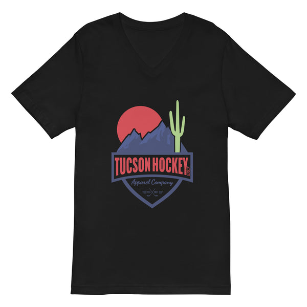 Tucson Hockey Unisex Short Sleeve V-Neck T-Shirt